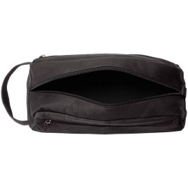 David King & Co. Large Multi Pocket Shave Kit, Black, One Size