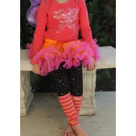 Storybook Wishes Orange/Fuchsia Pettiskirt