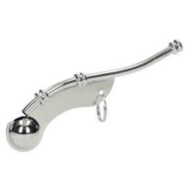 Mil-Tec Nickel-Plated Boatswain Compact Lightweight Portable Whistle for Maritime Signaling, 5 x 1 in., 0.8 oz. | Loud, Clear Signals for Communication on Ships and Boats | Emergency Deck Signaling