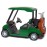 KinsFun - Golf Cart 4 Die Cast Metal Model Pullback Action Toy (Green)