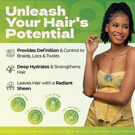 Bronner Brothers Tropical Roots Twist, CREAM 6.0 Fl Oz Bronner Brothers Tropical Roots Twist, CREAM 6.0 Fl Oz