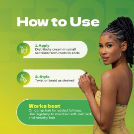 Bronner Brothers Tropical Roots Twist, CREAM 6.0 Fl Oz Bronner Brothers Tropical Roots Twist, CREAM 6.0 Fl Oz