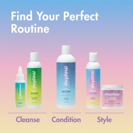 MopTop Leave In Conditioner for Curly Hair - Hair Moisturizer to Soften, Moisturize & Hydrate, Anti Frizz for All Textures & Curl Types, Sulfate & Paraben Free Hair Conditioner (Bamboo Essence, 8oz) MopTop Leave In Conditioner for Curly Hair - Hair Moisturizer to Soften, Moisturize & Hydrate, Anti Frizz for All Textures & Curl Types, Sulfate & Paraben Free Hair Conditioner (Bamboo Essence, 8oz)