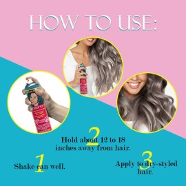 Jerome Russell Intense Silver Hair Color Spray - Fast-Drying, Non-Sticky, Travel Size Hair Dye for Vivid, Instant Color, 2.2 oz Jerome Russell Intense Silver Hair Color Spray - Fast-Drying, Non-Sticky, Travel Size Hair Dye for Vivid, Instant Color, 2.2 oz