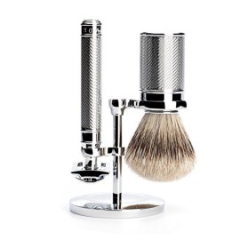 MHLE Chrome Stand for Traditional & Classic Series Safety Razors & Shaving Brushes | Shave Accessory | Modern Design MHLE Chrome Stand for Traditional & Classic Series Safety Razors & Shaving Brushes | Shave Accessory | Modern Design