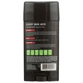 Every Man Jack Deodorant Aluminum Free, Cedarwood 3 oz (Pack of 4) Every Man Jack Deodorant Aluminum Free, Cedarwood 3 oz (Pack of 4)