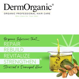 DermOrganic Argan Oil Daily Hydrating Shampoo plus Conditioner - Sulfate-Free & Color Safe, 33.8 oz DermOrganic Argan Oil Daily Hydrating Shampoo plus Conditioner - Sulfate-Free & Color Safe, 33.8 oz