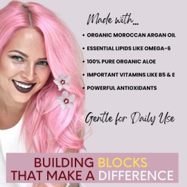 DermOrganic Argan Oil Daily Hydrating Shampoo plus Conditioner - Sulfate-Free & Color Safe, 33.8 oz DermOrganic Argan Oil Daily Hydrating Shampoo plus Conditioner - Sulfate-Free & Color Safe, 33.8 oz