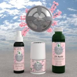 Silver Shield Deodorant - Sensitive Skin Formula - Floral Scent | All Natural Colloidal Silver Deodorant (Roll-on, 2 oz.) Silver Shield Deodorant - Sensitive Skin Formula - Floral Scent | All Natural Colloidal Silver Deodorant (Roll-on, 2 oz.)