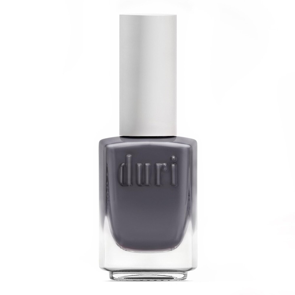 duri Nail Polish, 569 Gin Greyhound, Gray, Full Coverage, Glossy Finish, Fast Drying, Easy to Apply, 0.5 Fl Oz