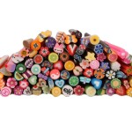 100pcs 3D Designs Cute Nail Art Manicure Fimo Canes Sticks Rods Stickers Decoration