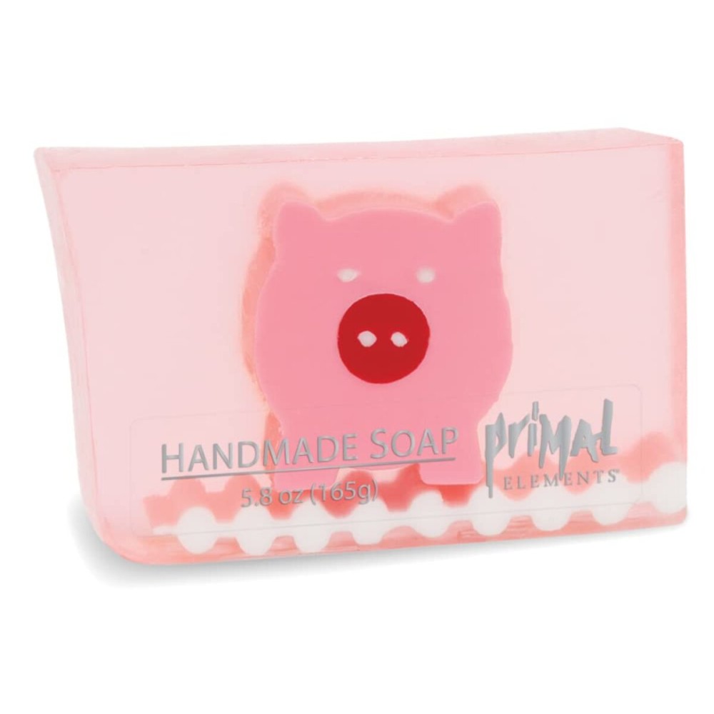 Primal Elements Bar Soap in Shrinkwrap, Pink Pig, 6 Ounce Primal Elements Bar Soap in Shrinkwrap, Pink Pig, 6 Ounce