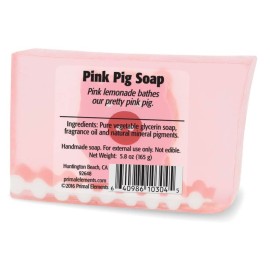 Primal Elements Bar Soap in Shrinkwrap, Pink Pig, 6 Ounce Primal Elements Bar Soap in Shrinkwrap, Pink Pig, 6 Ounce