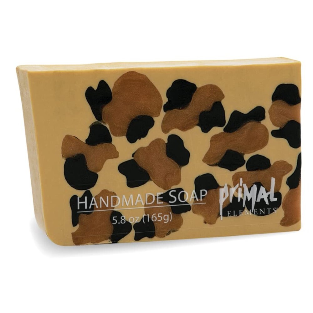 Primal Elements Bar Soap in Shrinkwrap, Leopard, 6 Ounce