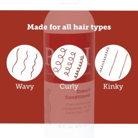 RICI Drench Conditioner for Curly Hair | Naturally Formulated for All Types of Curly | Patented Formula Made in the USA (Conditioner, 16 oz)