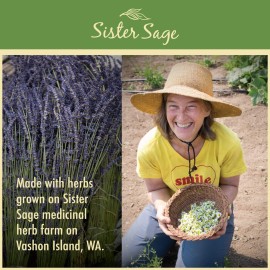 SISTER SAGE Wise Crack Skin Balm, All Natural Skin Balm With Calendula, Lavender Shea Butter and Beeswax (2 Oz)