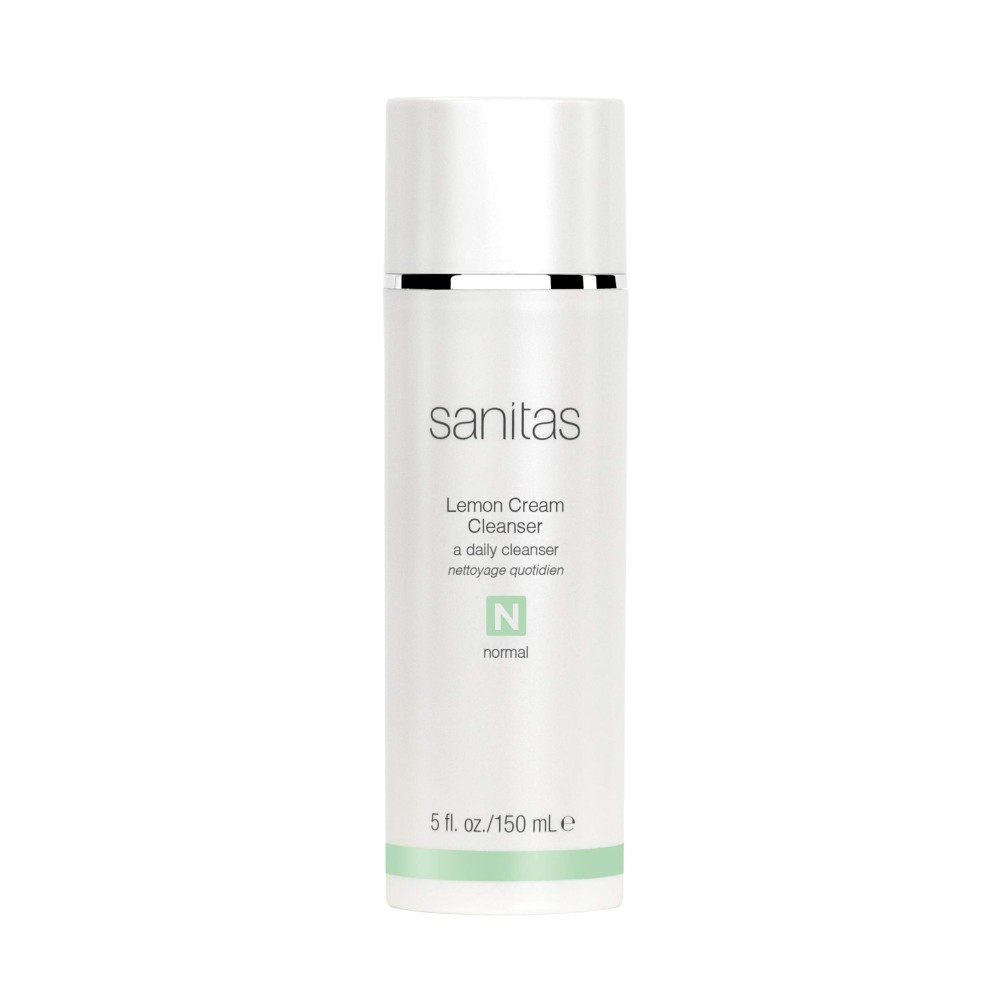 Sanitas Skincare Lemon Cream Cleanser, Enriching Cleanser, Vitamin C, Vitamin E, Jojoba Oil, 5 Ounces Sanitas Skincare Lemon Cream Cleanser, Enriching Cleanser, Vitamin C, Vitamin E, Jojoba Oil, 5 Ounces