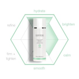 Sanitas Skincare Lemon Cream Cleanser, Enriching Cleanser, Vitamin C, Vitamin E, Jojoba Oil, 5 Ounces Sanitas Skincare Lemon Cream Cleanser, Enriching Cleanser, Vitamin C, Vitamin E, Jojoba Oil, 5 Ounces