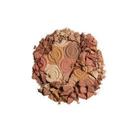 Milani Illuminating Face Powder - Amber Nectar (0.35 Ounce) Cruelty-Free Highlighter, Blush & Bronzer in One Compact to Shape, Contour & Highlight