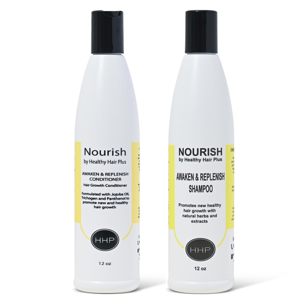 Nourish - Awaken And Replenish Combo - Hair Growth Shampoo & Conditioner for Thinning Hair Treatment Nourish - Awaken And Replenish Combo - Hair Growth Shampoo & Conditioner for Thinning Hair Treatment