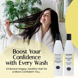 Nourish - Awaken And Replenish Combo - Hair Growth Shampoo & Conditioner for Thinning Hair Treatment Nourish - Awaken And Replenish Combo - Hair Growth Shampoo & Conditioner for Thinning Hair Treatment