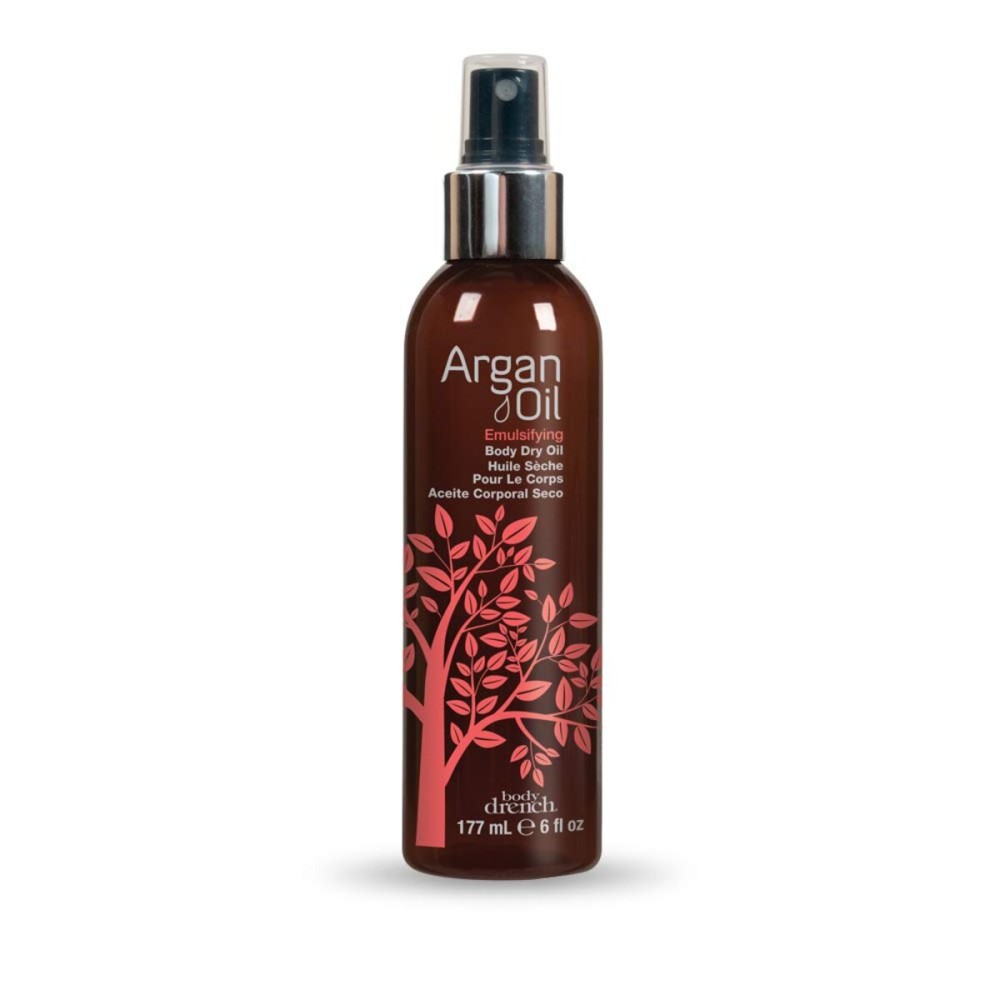 Body Drench Argan Oil for Skin - Emulsifying Body Oil for Dry-Skin, Moisturizing and Nourishing Skin, Lightweight & Non-Greasy, 6 fl oz Body Drench Argan Oil for Skin - Emulsifying Body Oil for Dry-Skin, Moisturizing and Nourishing Skin, Lightweight & Non-Greasy, 6 fl oz