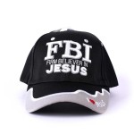 Christian Hat for Men & Women FBI Firm Believer in Jesus Adjustable Velcro Strap Religious Gift to Family and Friends
