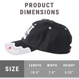 Christian Hat for Men & Women FBI Firm Believer in Jesus Adjustable Velcro Strap Religious Gift to Family and Friends