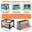 SnoozeShade Pack n Play & Travel Crib Blackout Cover | Blackout Crib Cover & Pack and Play Black Out Cover | Mom-Invented Safety Tested with Optimal Airflow