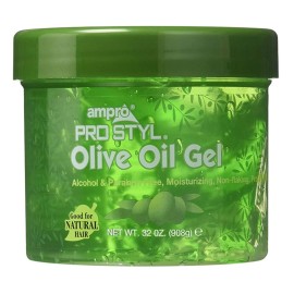 AmPro Pro Styl Protein Styling Gel - Moisturizes and Defines Strands - Helps Protect and Hydrate, Tames and Adds Shine without Weighing Down Tresses - Alcohol and Paraben Free - Olive - 32 oz AmPro Pro Styl Protein Styling Gel - Moisturizes and Defines Strands - Helps Protect and Hydrate, Tames and Adds Shine without Weighing Down Tresses - Alcohol and Paraben Free - Olive - 32 oz