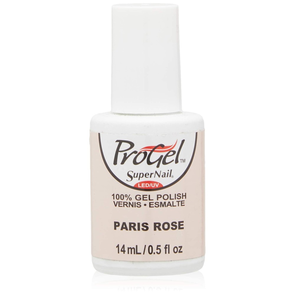 Supernail Gel Polish for Nails, Paris Rose Creme, 0.5 Fluid Ounce