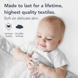 Little Giraffe Chenille Blanket Silver - 29x35