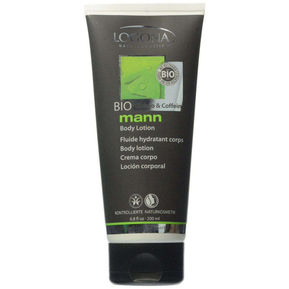 Logona Mann Body Lotion, 6.8 Fluid Ounce