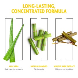 Pacific Shaving Company Bamboo Pre-Shave Scrub - Exfoliating Face Scrub & Cleanser - Daily Face Wash for Men with Aloe Vera & Willow Bark Extract - Soothes, Moisturizes & Controls Blemishes (3 Oz) Pacific Shaving Company Bamboo Pre-Shave Scrub - Exfoliating Face Scrub & Cleanser - Daily Face Wash for Men with Aloe Vera & Willow Bark Extract - Soothes, Moisturizes & Controls Blemishes (3 Oz)