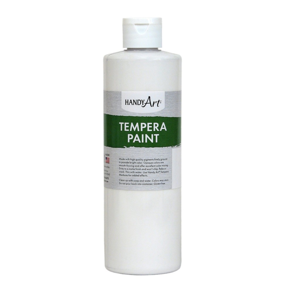 Handy Art Tempera 16 ounce, White
