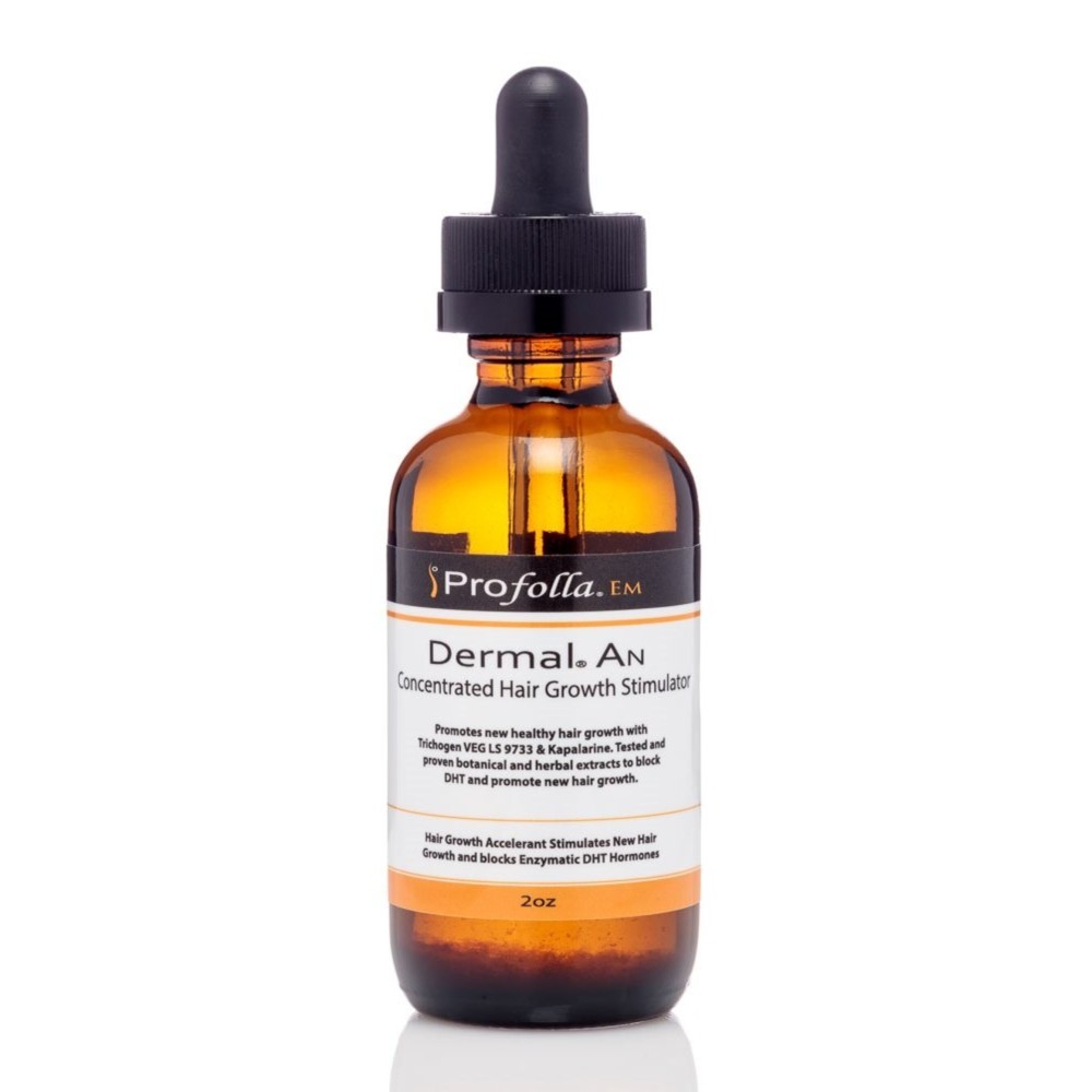 ProFolla Dermal An Prescription strength Trichogen (12%) and botanical extract formula.