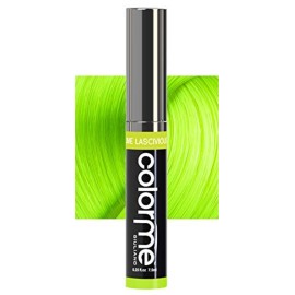 Colorme Root Touch Up Temporary Hair Mascara to color and Blend Semi Permanent Dye regrowth. Washes Out (LIME)