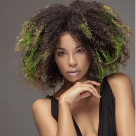 Colorme Root Touch Up Temporary Hair Mascara to color and Blend Semi Permanent Dye regrowth. Washes Out (LIME)