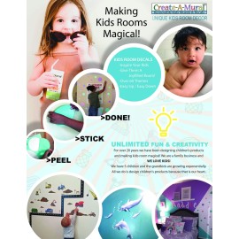 Dinosaur Wall Decals for Kids Room, Boys Bedroom Decorations, Playroom Mural Stickers (Dinosaur Assorted)