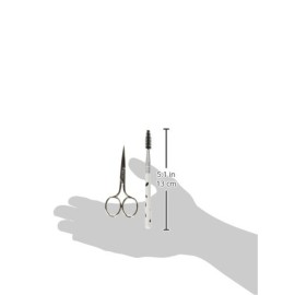Denco Beautiful Brows Spoolie and Scissors Set Denco Beautiful Brows Spoolie and Scissors Set