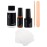 SensatioNail Gel Nail Polish Essentials Kit Includes Nail Primer (3.54mL), Base/Topcoat (7.39mL), and Nail Cleanser (27.7mL) DIY Manicure Kit for Up to 2 Weeks of Wear
