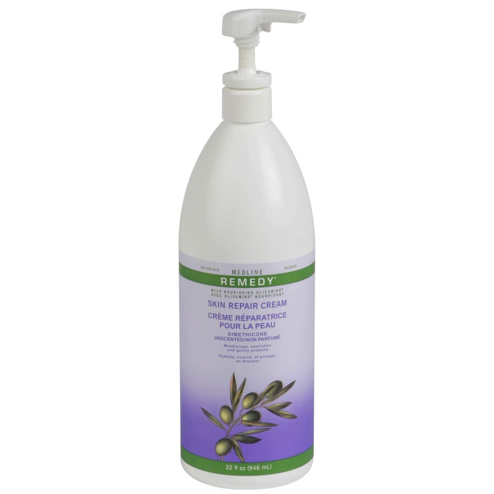 Medline Remedy Unscented Olivamine Skin Repair Cream and Body Lotion, 32 Fluid Ounce Medline Remedy Unscented Olivamine Skin Repair Cream and Body Lotion, 32 Fluid Ounce