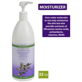 Medline Remedy Unscented Olivamine Skin Repair Cream and Body Lotion, 32 Fluid Ounce Medline Remedy Unscented Olivamine Skin Repair Cream and Body Lotion, 32 Fluid Ounce