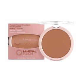Mineral Fusion Pressed Powder Foundation, Deep 3 - Tan/Deep Skin w/Golden Undertones, Age Defying Foundation Makeup with Matte Finish, Talc Free Face Powder, Hypoallergenic, Cruelty-Free, 0.32 Oz Mineral Fusion Pressed Powder Foundation, Deep 3 - Tan/Deep Skin w/Golden Undertones, Age Defying Foundation Makeup with Matte Finish, Talc Free Face Powder, Hypoallergenic, Cruelty-Free, 0.32 Oz
