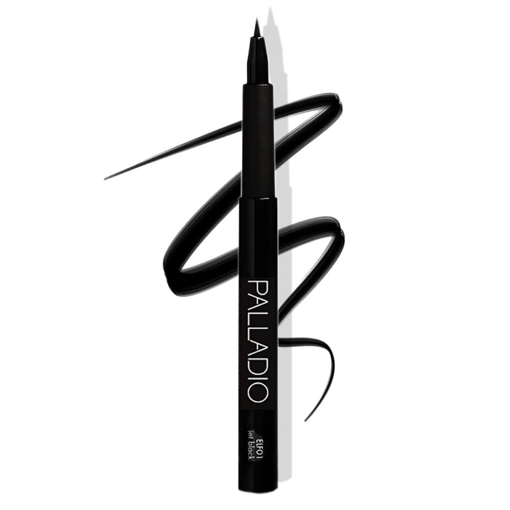Palladio Felt-Tip Eyeliner Ultra Fine Liner, Creates Thin Precise Lines, Quick Drying, Waterproof, Rich Pigment, Long Lasting Application, Mess Free, Smooth, All Day Wear, Intense Jet Black Color Palladio Felt-Tip Eyeliner Ultra Fine Liner, Creates Thin Precise Lines, Quick Drying, Waterproof, Rich Pigment, Long Lasting Application, Mess Free, Smooth, All Day Wear, Intense Jet Black Color