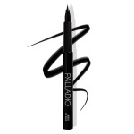 Palladio Felt-Tip Eyeliner Ultra Fine Liner, Creates Thin Precise Lines, Quick Drying, Waterproof, Rich Pigment, Long Lasting Application, Mess Free, Smooth, All Day Wear, Intense Jet Black Color