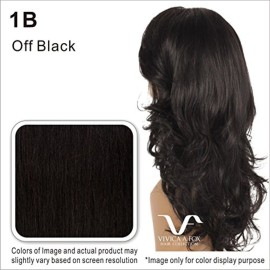 Vivica A. Fox OLIVIA-V New Futura Fiber, Deep Lace Front Wig in Color 1B