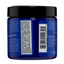 MANIC PANIC Classic Rockabilly Blue Semi Permanent Hair Color - True Neutral Blue Hair Dye for Women & Men That Lasts 4-6 Weeks - Vegan, Ammonia & Cruelty-Free - Create & Mix Custom Shades (4oz)