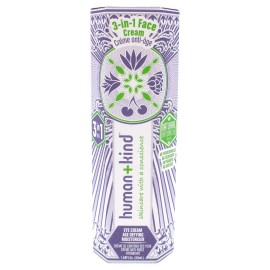 Human+Kind Age-Defying Facial Cream - Smoothing, Tightening, Brightening Cream with Herbal Skin Smoothing Formula and Shea Butter - Reduce Fine Lines and Wrinkles - Vegan and Cruelty Free - 1.69 oz