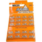 100 ASCO Super Stainless Double Edge Safety Razor Blades